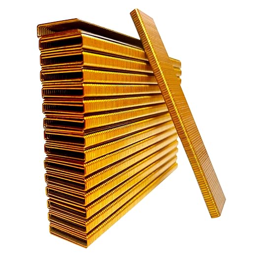 SimCos 18 Gauge 1/4" Narrow Crown Staples, Galvanized Upholstery Staples by SimCos