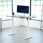 VIVO Electric 63 x 32 in Rustic Standing Desk, Memory Height Adjustment - Image 2