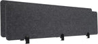 Clamp-On Acoustic Desk Divider, Desktop Privacy Panel, Sound Absorbing by Eapmic
