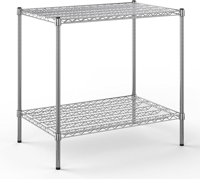 Regal Altair 24" Deep x 36" Wide x 34" Height Wire Shelving Kit | 2-Tier | NSF by Regal+Altair