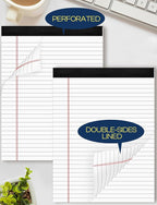 3 Pack Legal Pads 8.5 x 11 White Notepads Paper Tablets- Note Pads 8.5 x 11 - Image 6