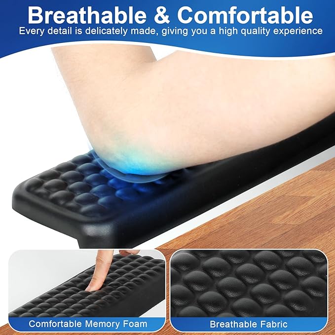 L-Shaped Desk EdgeRest, 2-Piece Set, Desk Elbow Pad, Ergonomic Design, Suitable - Image 4