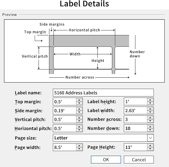 1" x 2-5/8" Address Labels 1500 Labels Sticker Paper - Image 3