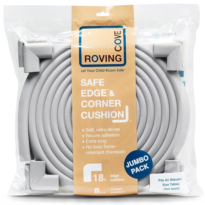 Roving Cove HeftyFit Edge Corner Protector Baby Proofing, Heavy-Duty, Soft NBR - Image 7