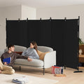 Kecreque 6 Panel Room Divider, 6ft Folding Screen Portable Wall Partition Room by Kecreque