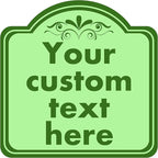 Custom Signs, Custom Indoor/Outdoor Decorative Sign, Aluminum Weatherproof by HKSIGNS