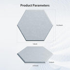 Amantech 12 Pack Acoustic Panels Self Adhesive Sound Proof Foam, High Density - Image 6