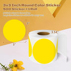 3 Inch Round Color Coding Labels - Image 2