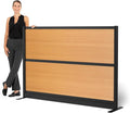 Stand Up Desk Store Beechwood Aesthetic Modular Walls | 70" W x 48" H Modular by SStandUpDeskStore