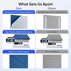 UNECHO 12 Pack 12" X 12" X 0.4" Acoustic Panels - Image 4