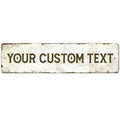 Rustic Custom Sign, Personalized Metal Signs, Gift by SigoSigns