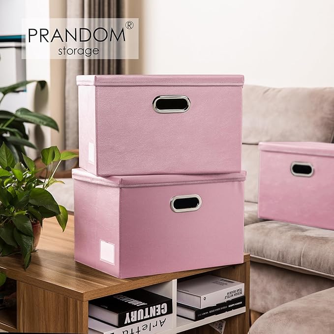 PRANDOM Large Stackable Storage Bins - Image 2
