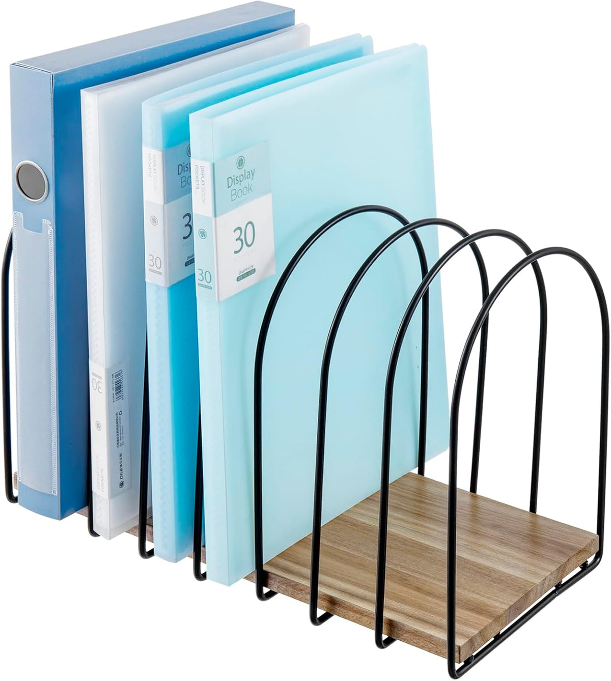MyGift 14 Inch Large Desktop Document Holder, Premium Acacia Solid Wood and B...