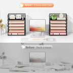 Subekyu 2-Pack 6-Tier Paper Tray Organizer - Image 2