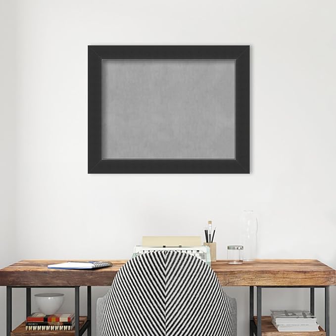 Amanti Art Black Framed Magnetic Board 23x29 Medium Vision Board - Image 5