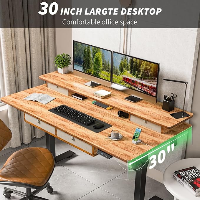 Kingant 55 x 30 Inch Electric Standing Desk - Image 4