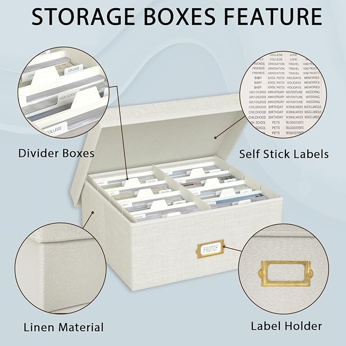 Decorative Photo Storage Box - Image 3