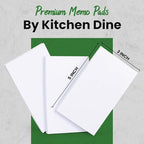 KitchenDine 10 Pack Note Pads 3x5 | 100 Sheets Per Memo Pad | Server Note Pads - Image 6