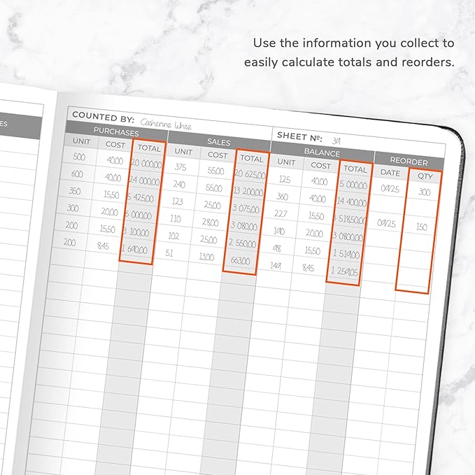 Clever Fox Inventory & Sales Log Book - Image 4
