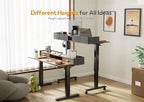 Claiks Standing Desk with Drawers, Adjustable Stand Up Electric Standing Desk - Image 9