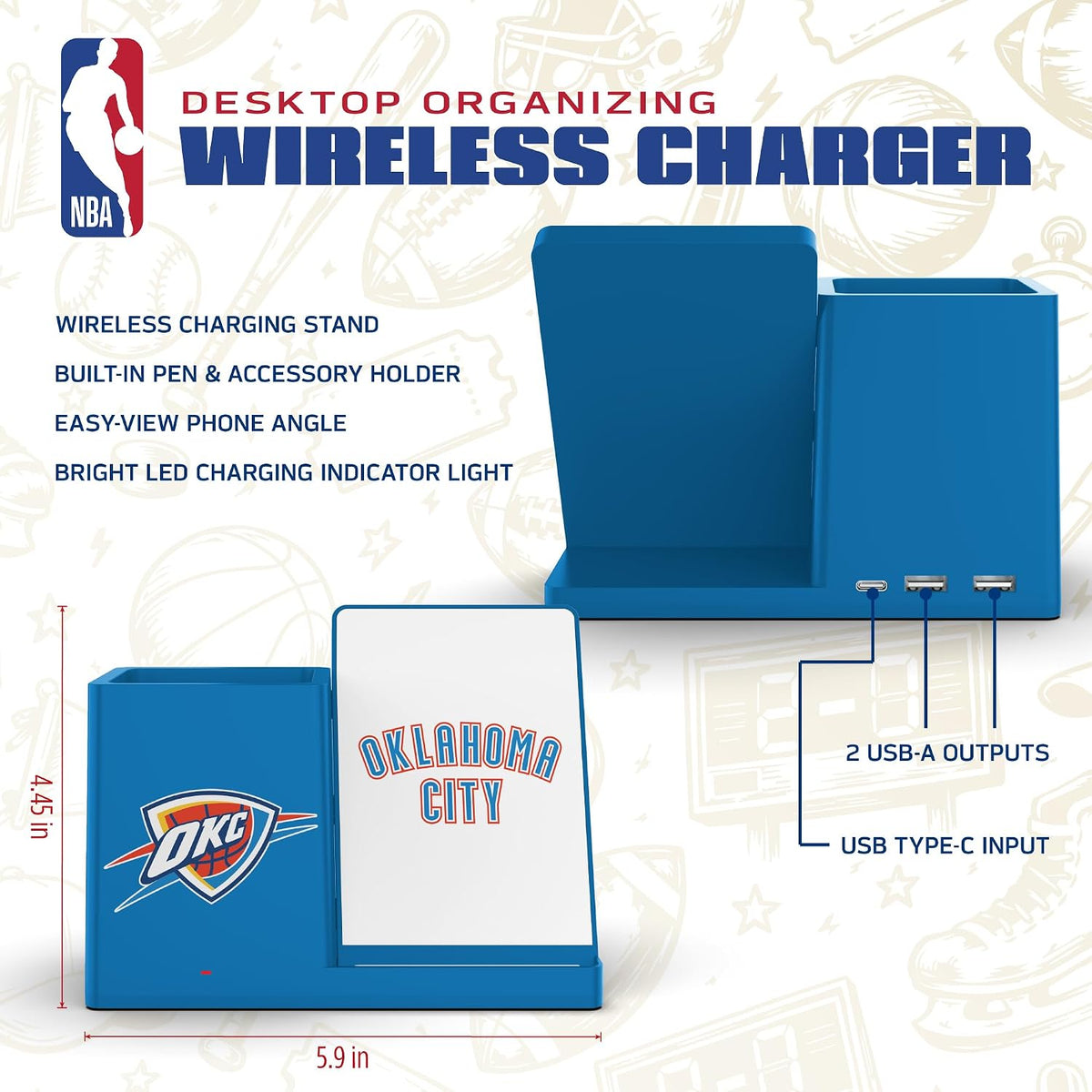 ‎SOAR Wireless Charger and Desktop Organizer