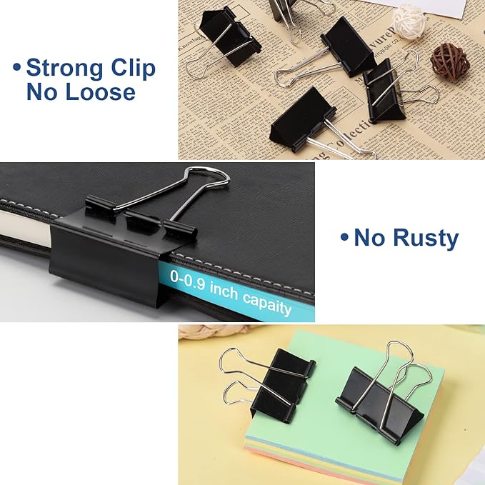 48 Pack Extra Large Binder Clips 2 Inch Paper Clip Large Binding Clip, Jumbo - Image 6