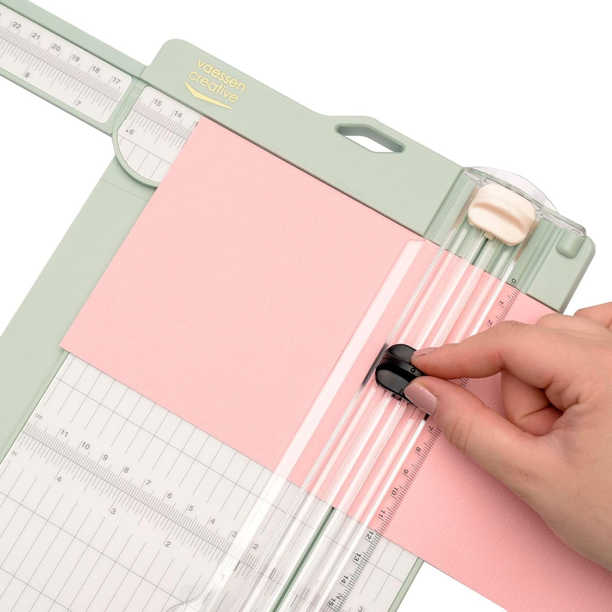 Vaessen Creative Trimmer and Scoring Board 6" for Scrapbooking, Cardmaki...