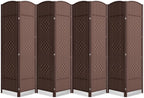 Cocosica 8 Panel Room Divider, 6Ft Folding Privacy Screen, Tall by cocosica