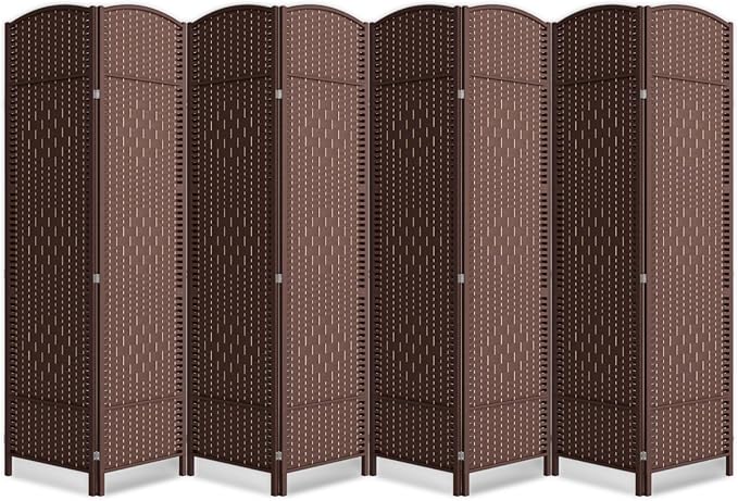 Cocosica 8 Panel Room Divider, 6Ft Folding Privacy Screen, Tall by cocosica