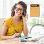 Geyee 9 Pieces Telephone Message Sticky Notes Pads 4 x 5 Inch Assorted Neon - Image 5