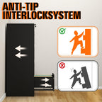 4 drawer file cabinet with lock,vertical filing storage on a desk or shelf