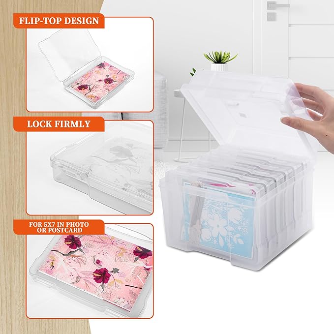 Joelver Maker 5" x 7" Photo Storage Box - Image 3