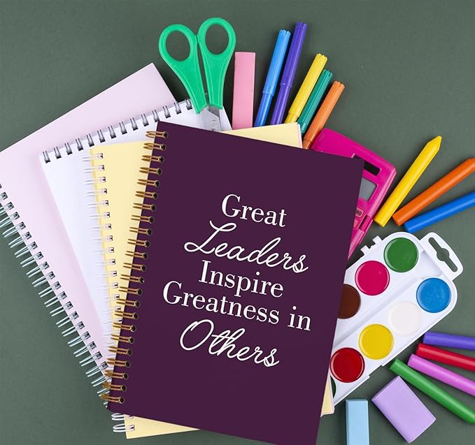 OXW Purple Meeting Notebooks for Work, Leadership Gifts Office Work Notebook - Image 6