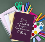 OXW Purple Meeting Notebooks for Work, Leadership Gifts Office Work Notebook - Image 6