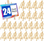 ESRICH 24 Pack 11.8" Wood Easels, Tabletop Easel by ESRICH