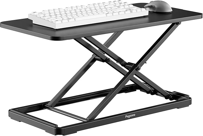 PEGZONE Keyboard and Mouse Riser, Height Adjustable keyboard stand by Pegzone