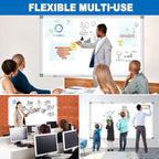 Max-officoo White Board Dry Erase Whiteboard - Image 7