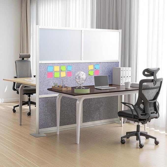 VEVOR Office Divider Privacy Partition, PET Workstation Cubicle Partition - Image 8