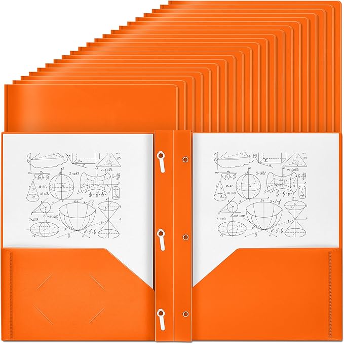 Lincia 100 Pcs Plastic Folders by Lincia