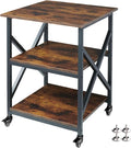 Fannova 23.6 x 23.6 Inches Large Printer Stand, 3 Tier Square Printer Table by Fannova