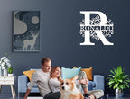 ENFODREAM Custom Metal Name Sign | Personalized Split Letter Monogram | Rustic - Image 3