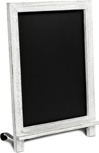 Rustic Whitewash Tabletop Chalkboard Sign/Hanging Magnetic Wall by HBCYCreations