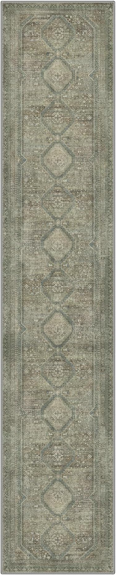 GENIMO Runner Rug 2x10 Non Slip Machine Washable Hallway Runner Rug, Low Pile - Image 5