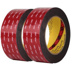 3M Double Sided Mounting Tape 2 Pack 2" Width 5925 VHB Black Foam Tape High by 3MFullRangeProducts