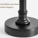 oneach 19.5" small table lamp for bedroom, package contents