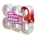 JIALAI HOME Heavy Duty Transparent Packing Tape, 6 Rolls by JIALAIHOMEPACKINGTAPE
