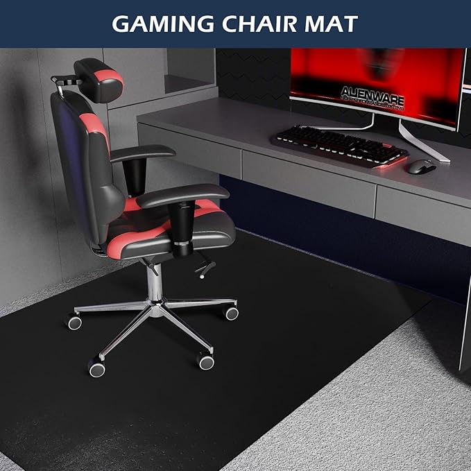 SALLOUS Chair Mat for Carpeted Floors, Vinyl Floor Mat - Image 7