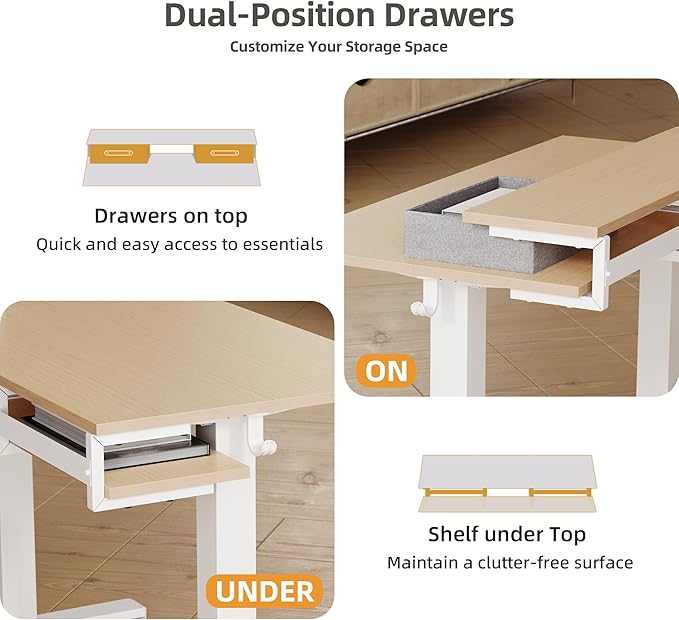 Claiks Electric Standing Desk - Image 6