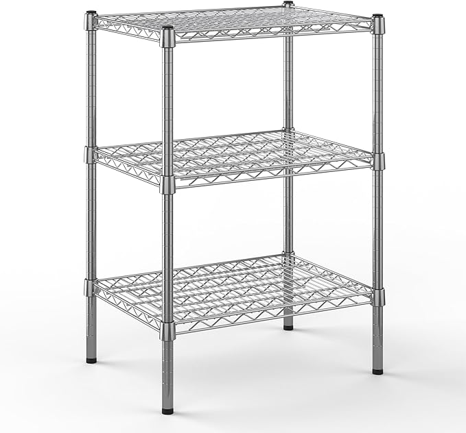 Regal Altair 18" Deep x 24" Wide x 34" Height Wire Shelving Kit | 3-Tier |NSF by Regal+Altair