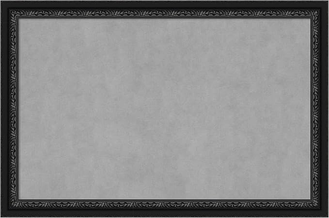 Amanti Art Black Framed Magnetic Board 24x36 Large Vision Board by AmantiArt